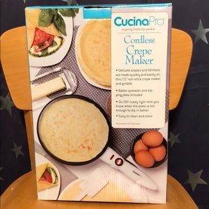 Cucina Pro cordless Crepe Pancake Maker